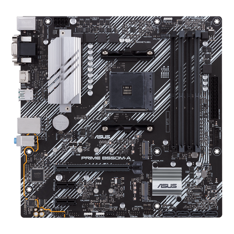 Motherboard AM4 B550 2 SLOT B Series DDR4